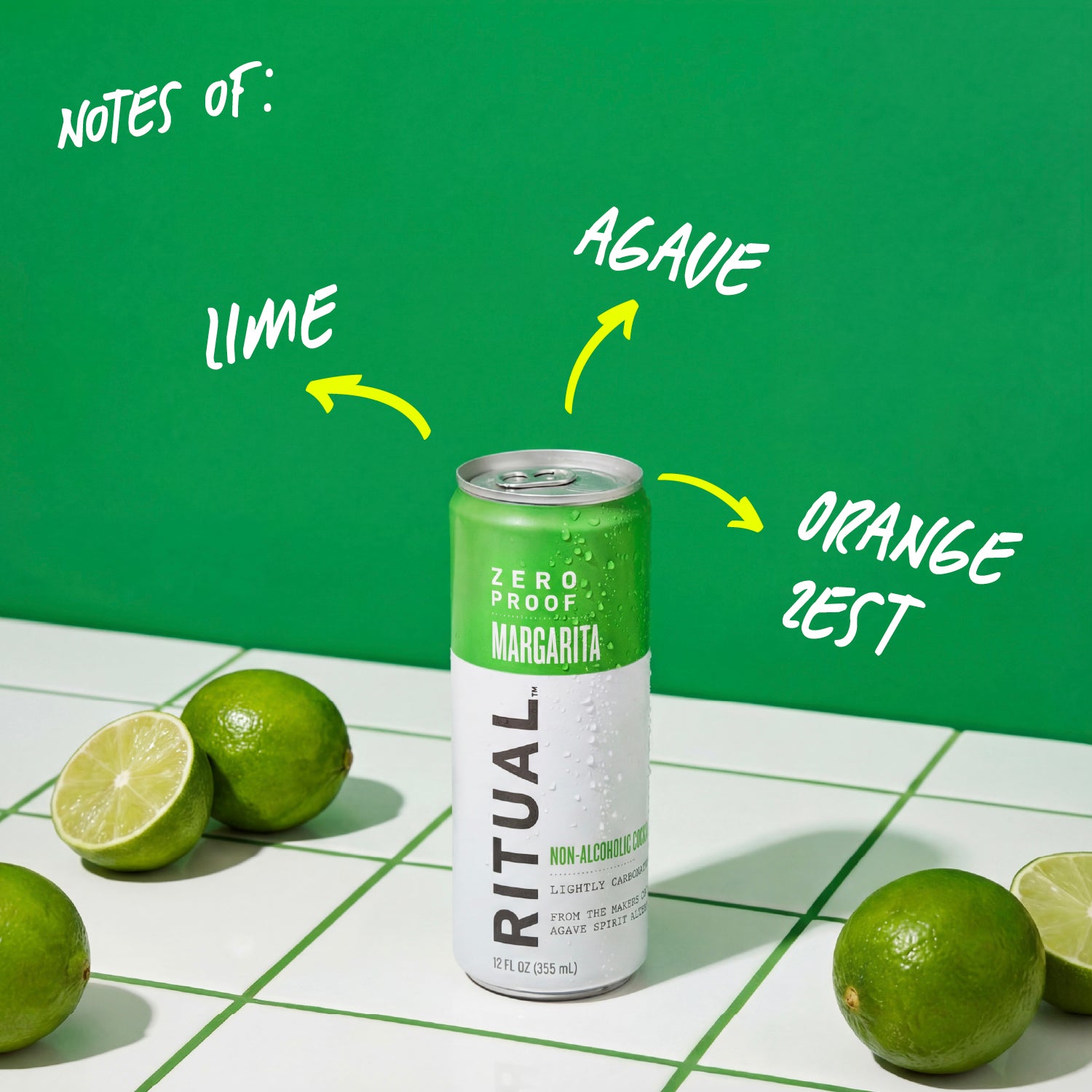 Ritual Margarita Non-Alcoholic Cocktail - Wholesale 6 (4-Packs) 12 fl oz Cans