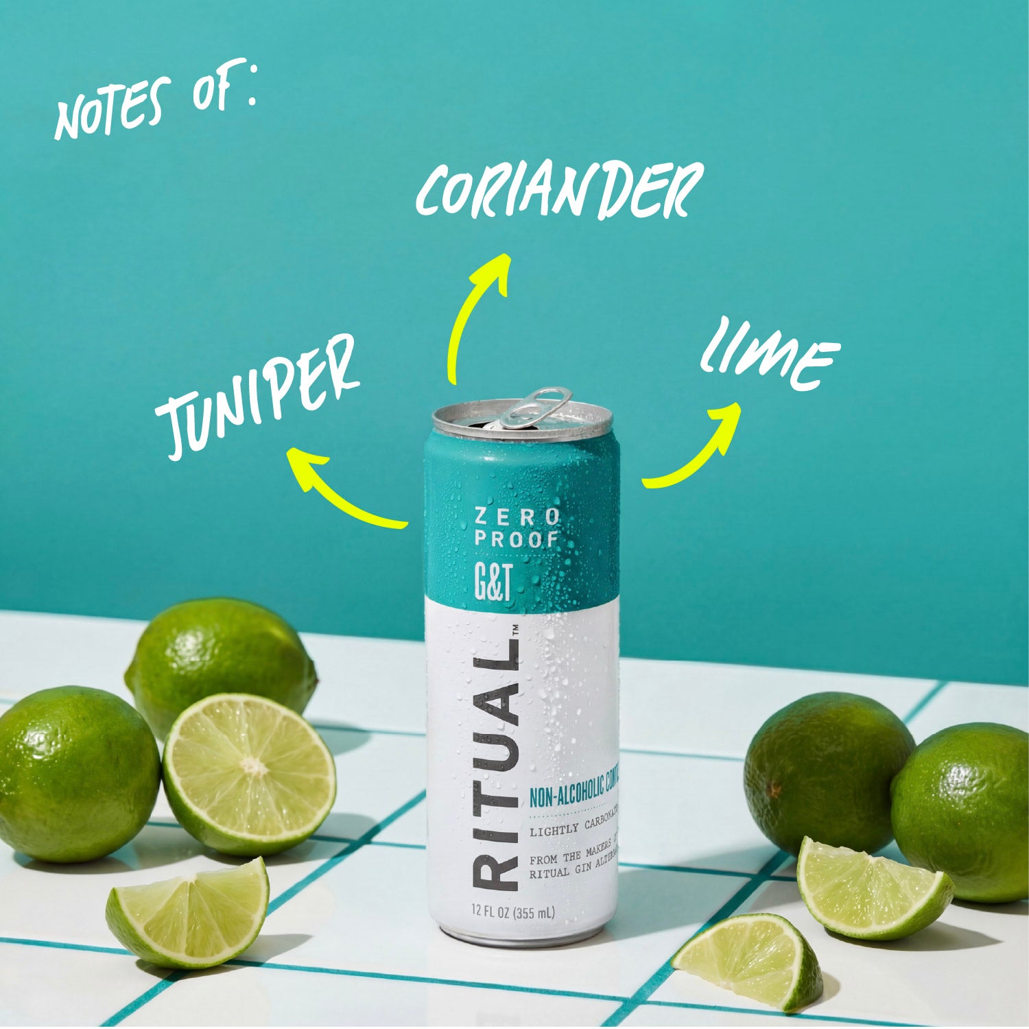 Ritual G&T Non-Alcoholic Cocktail - Wholesale 6 (4-Packs) 12 fl oz Cans